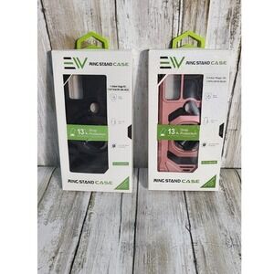 Cricket Magic 5G Phone Case EW Ring Stand Shockproof Protective Cover‎ Quility 2